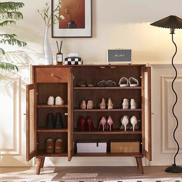 Otti Shoe Storage, Console Table, Rattan-Weilai Concept-Weilai Concept
