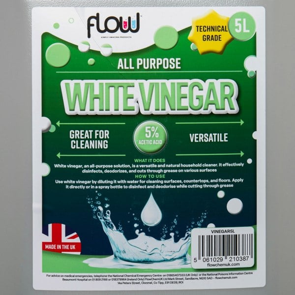 Samuel Alexander 5 Litres White Vinegar Household Cleaner