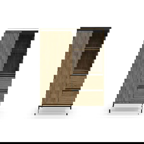 Dorel Home Bari Lowboard with 3 Drawers in Oak Look