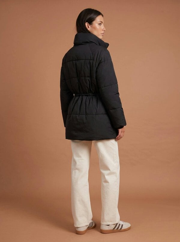 Urban Bliss Waisted Puffer Coat