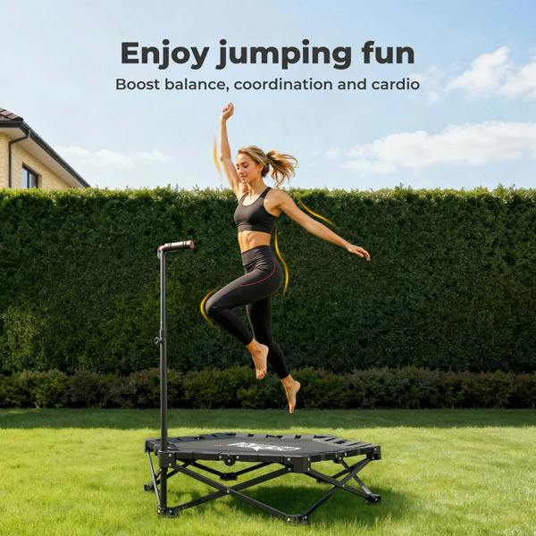 Centra Trampoline Rebounder Mini Fitness Folding Exercise Home Gym Bouncer