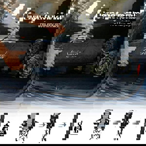 Levede Oversized Folding Camping Chair Portable Outdoor Garden Beach Chair 200KG