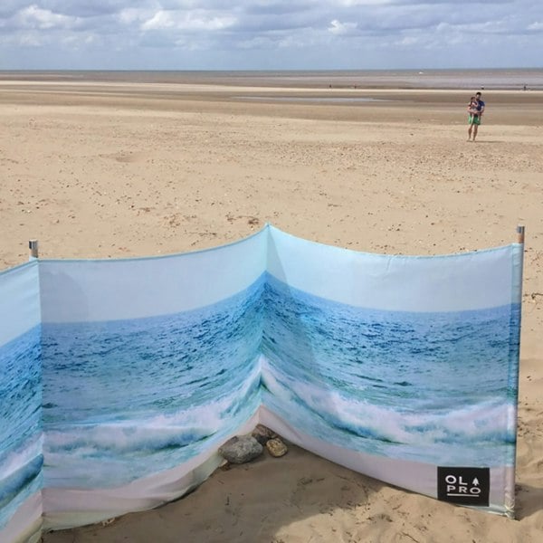 Beach 4 Pole Compact Windbreak (Steel Poles) OLPRO