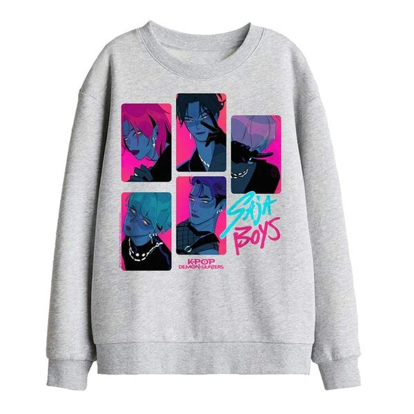 K-Pop Demon Hunters Childrens/Kids Saja Boys Demons Sweatshirt - Athletic Heather