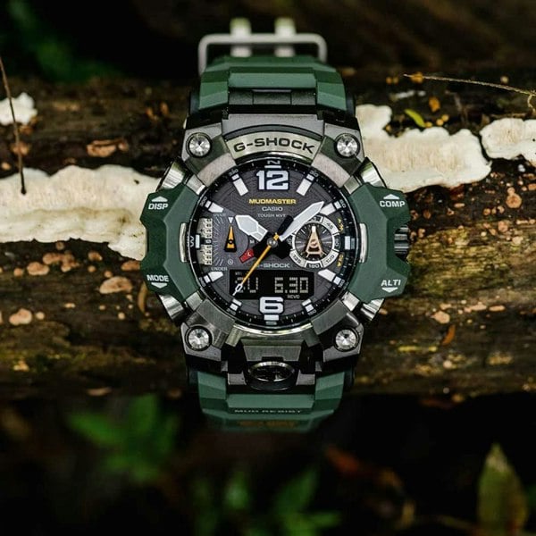 Casio G-Shock New Mudmaster Green Rubber Smart Watch GWG-B1000-3AER