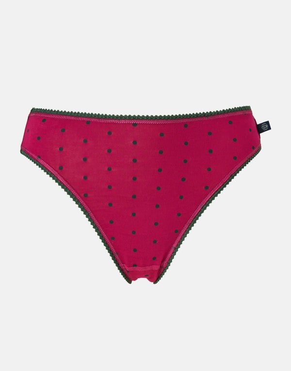 British Boxers Multipack! 4 Pairs of Women's Bamboo High Leg Knickers – Forest Berry