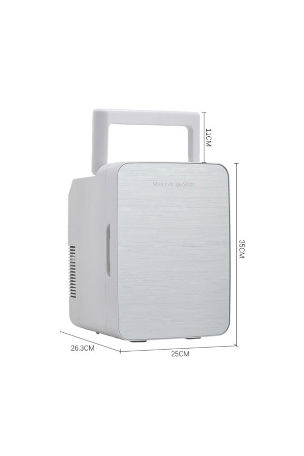 Living and Home 10L Dual-Use Mini Refrigerator Fridge Portable Cooler Warmer