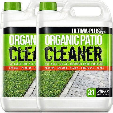 Ultima Plus XP Ultima-Plus XP Organic Path and Patio Cleaner Concentrate Fluid Completely Safe for Pets and Children, Decking and Fencing 10L