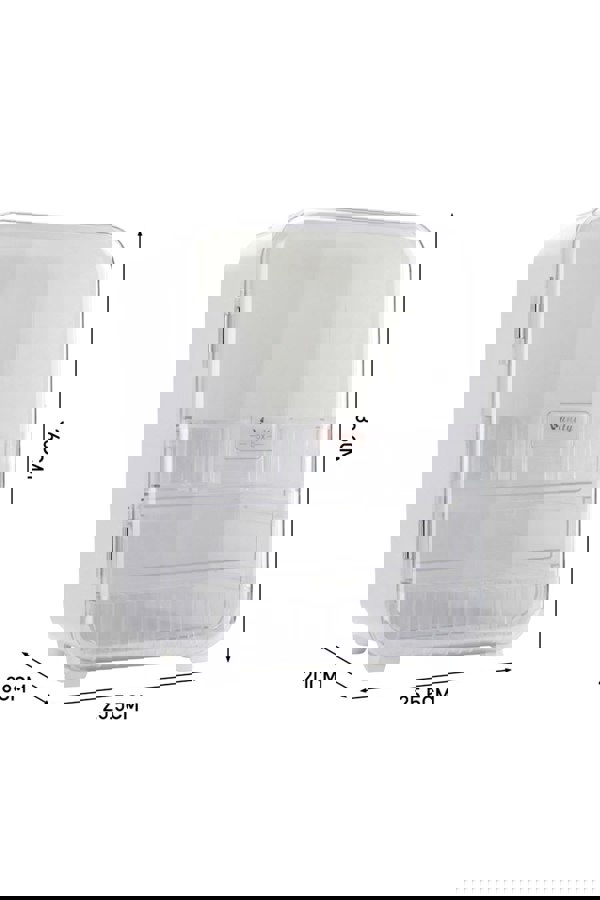 Living and Home Large Cosmetic Organizer Skincare Display Box with Makeup Mirror