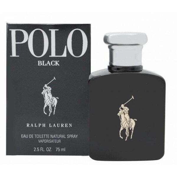 Ralph Lauren Polo Black 75ml Eau De Toilette EDT Spray For Him