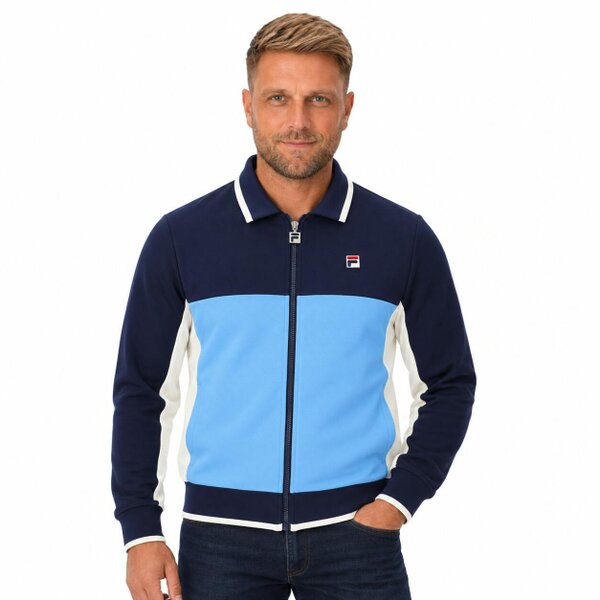 Fila Arlen Colour Block Track Top Jacket Fila Navy/Gardenia/Azure Blue