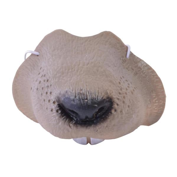 Bristol Novelty Childrens/Kids Mouse Nose Mask - Beige - 