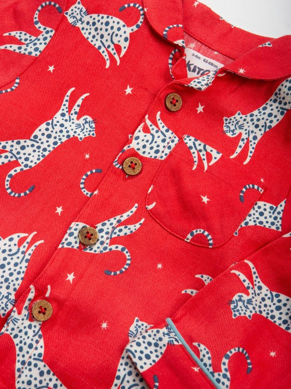 Kite Baby Organic Snow Leopard Romper