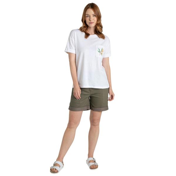 Craghoppers Womens/Ladies Citrus T-Shirt - White - 