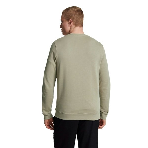 Lyle & Scott Mens Crew Neck Long-Sleeved Sweatshirt - Sage Uniform