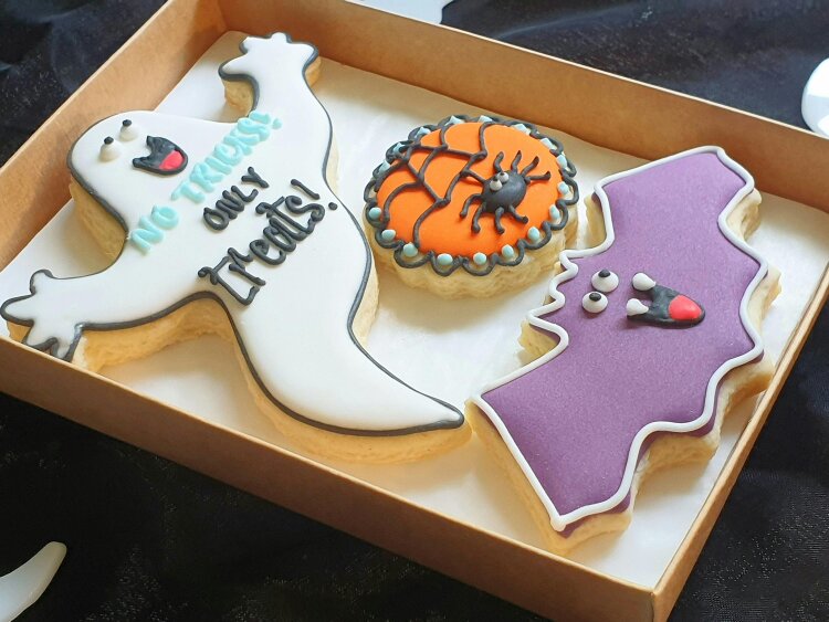 The Cookie Collaboration Hand-iced Halloween Cookie Letterbox Gift