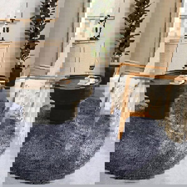 Myk Olaf High Pile Rug Plain Design