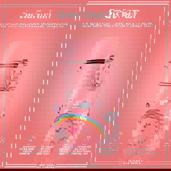 ION8 Leak Proof Slim Thermal Steel Water Bottle, Insulated, Unicorn, 500ml (17oz)