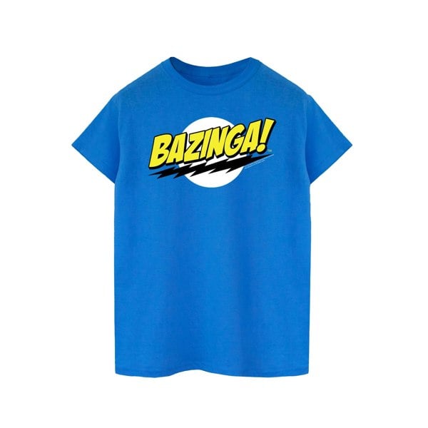 The Big Bang Theory Mens Bazinga Cotton T-Shirt - Royal Blue