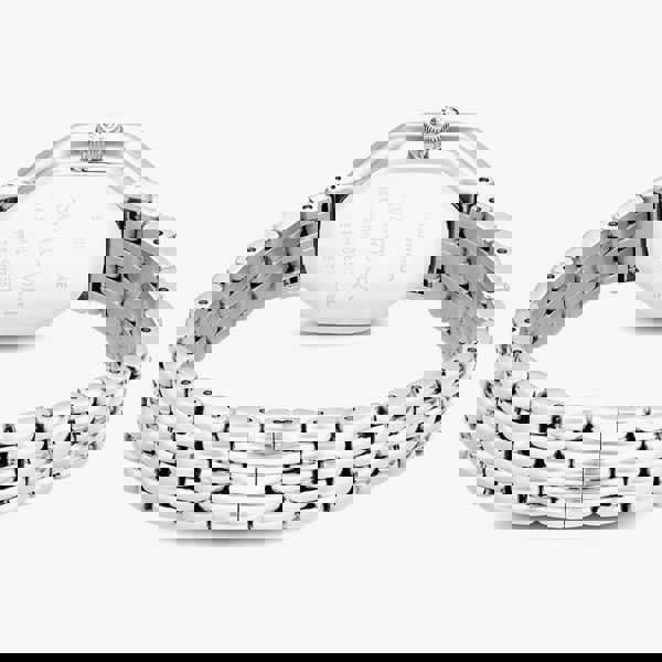 Swarovski Dextera Octagon White Crystal Bracelet Watch 5698690