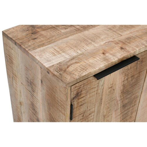 Wyld Haus California Solid Mango Wood Drinks Cabinet With 2 Doors