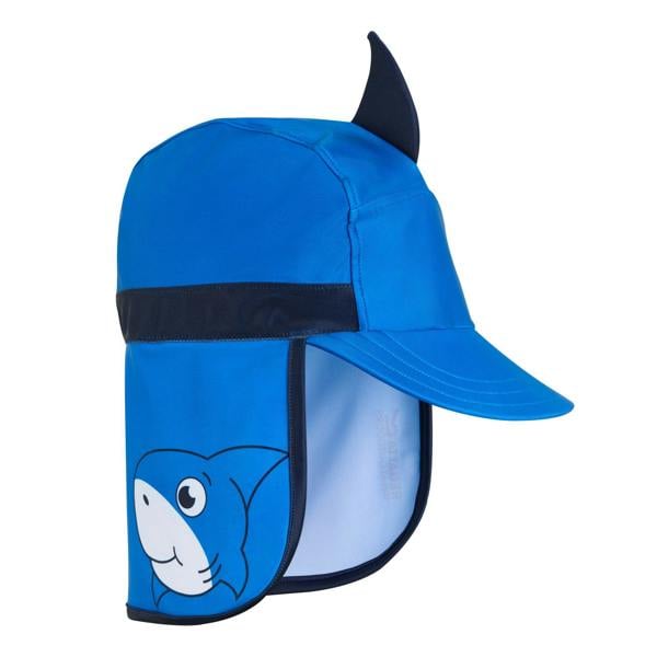 Regatta Childrens/Kids Protect Bubbles The Shark Cap - Hawaiian Blue/Navy - 