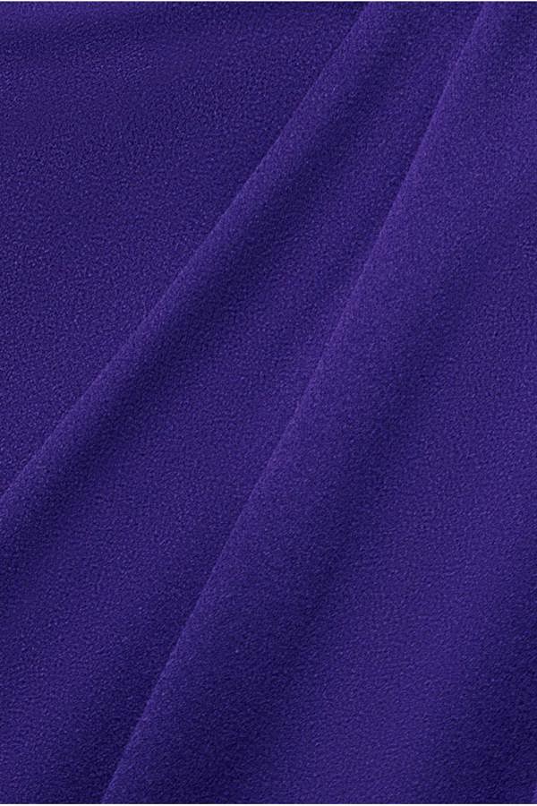 Satin Collar Scuba Midi Dress - Purple DR3661