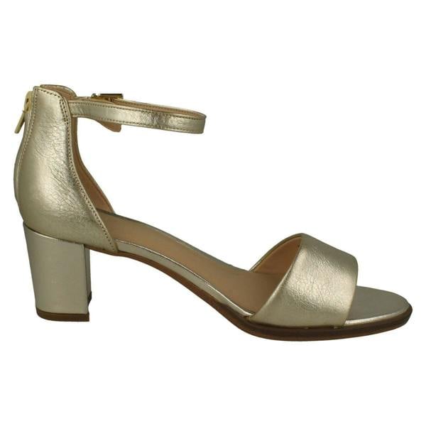 Clarks Ladies Clarks Heeled Strappy Sandals Kaylin60 2Part