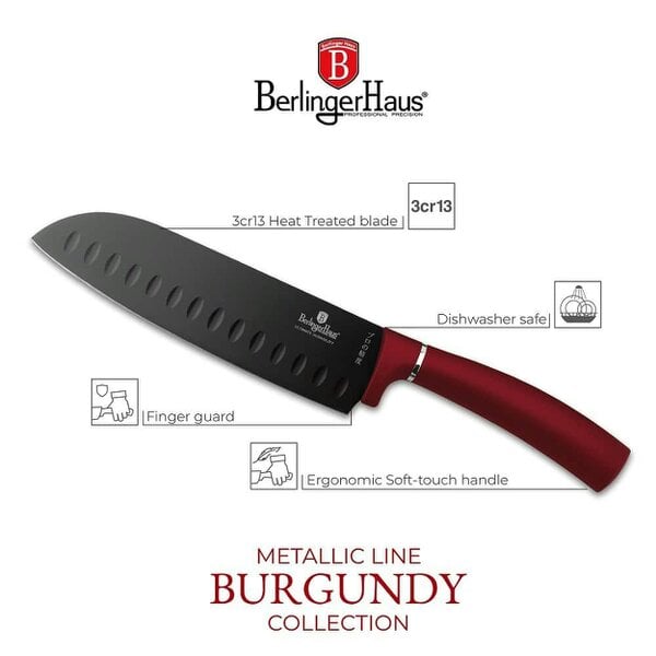 Berlinger Haus 4-Piece Knife Set | Burgundy | Berlinger Haus BH2887