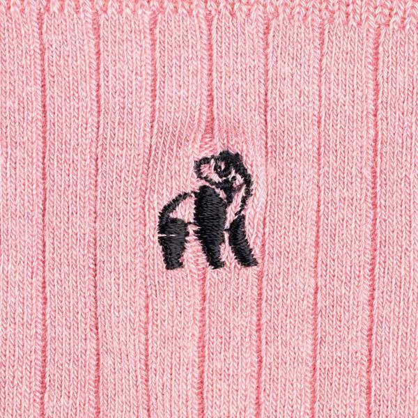 Swole PandaSocks SingleRibbed Bamboo Socks, Light PinkBoxers & Briefs