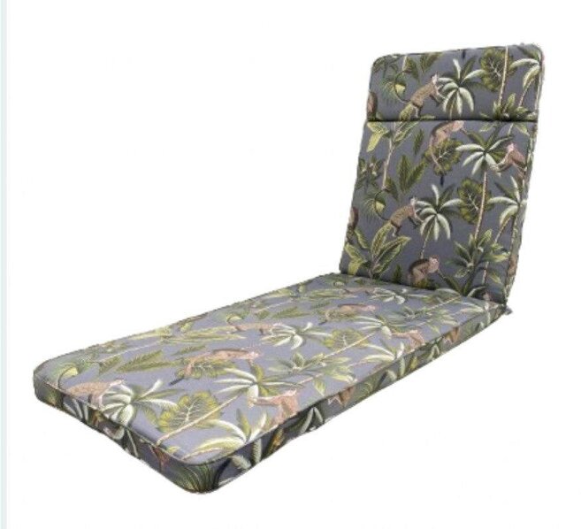 Glendale Sun Lounger Cushion (Colour Options Available) - TROPICAL GREY