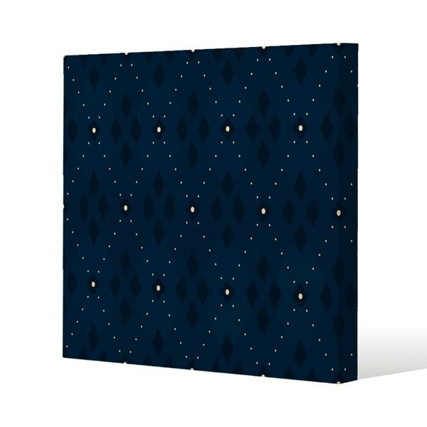 Benjamin Tate Design Diagonal dot stripes (Canvas Print)