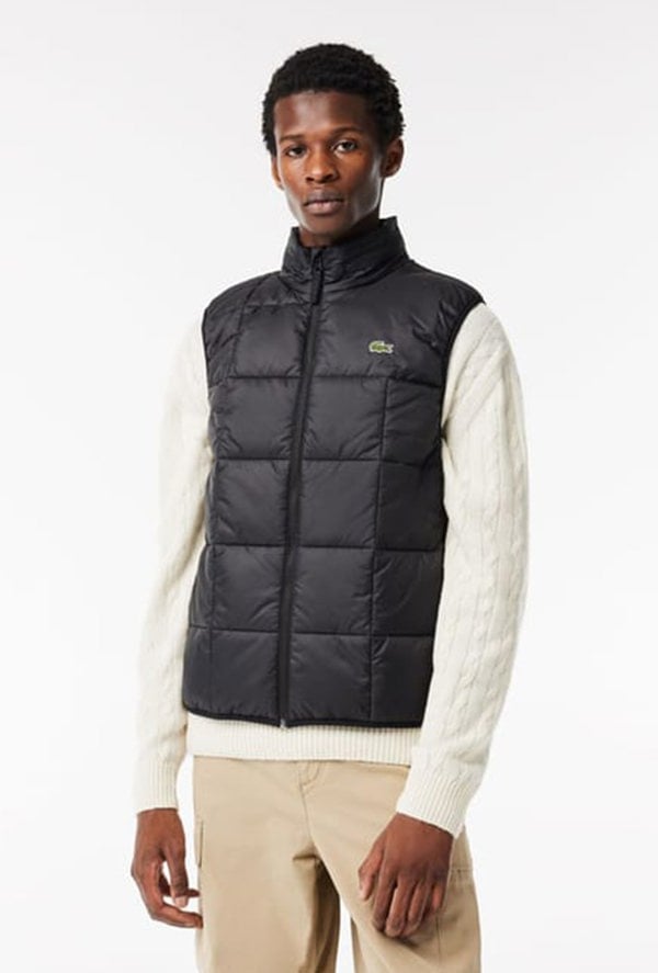 Lacoste Sleeveless Water-Repellent Gilet Vest