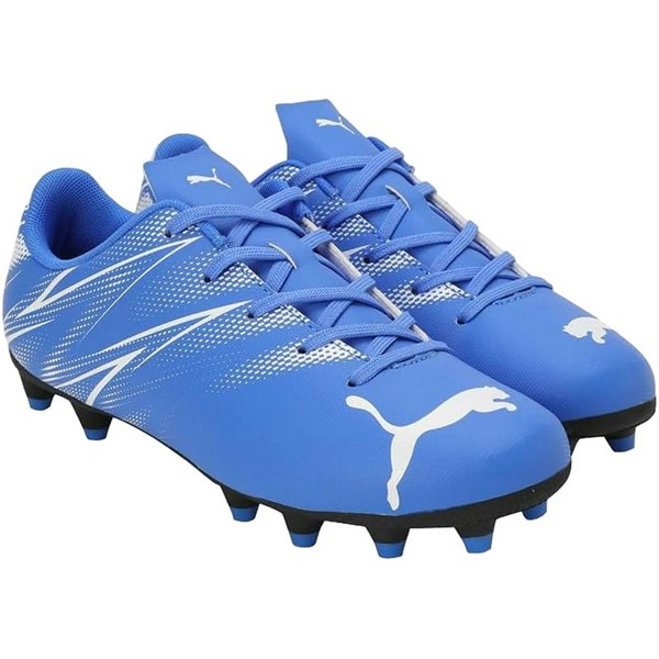 Puma Childrens/Kids Attacanto Turf Training Football Boots - Blue/White