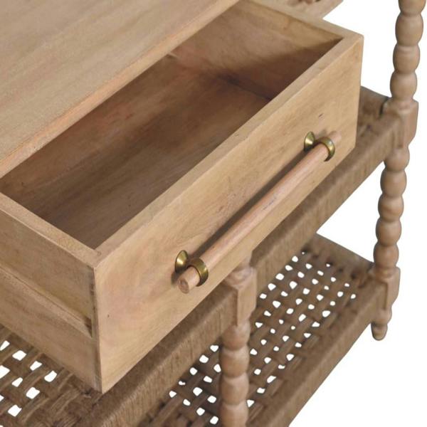 Artisan Furniture Solid Wood Spindle Console Table