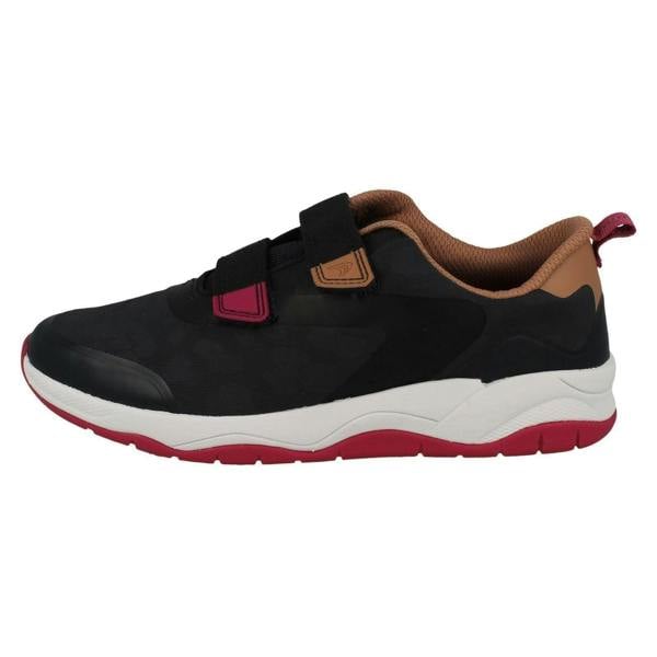 Clarks Childrens PLAY PRINTS By Clarks Big Cat Detailed Trainers Clowder Race