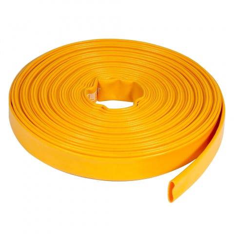 Mylek Pro-Kleen PVC Heavy Duty Layflat Submersible Pump Hose For Flood Water, Hot Tubs, Ponds 25M