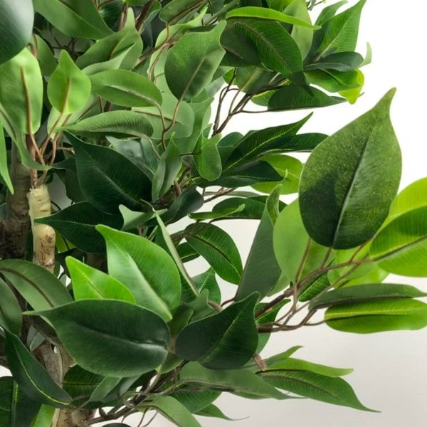 Leaf 110cm Artificial Evergreen Ficus Tree