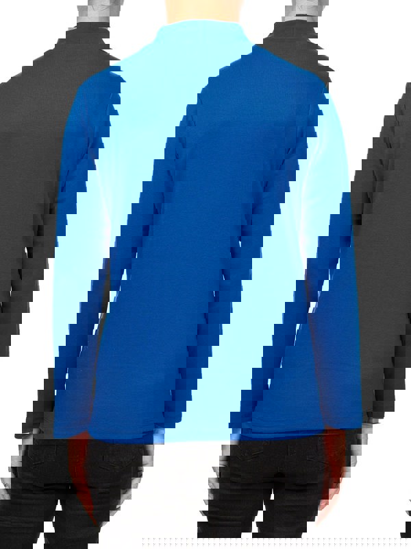 PennyPlain Royal Blue High Neck Top