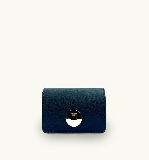 Apatchy London The Newbury Leather Bag - Navy