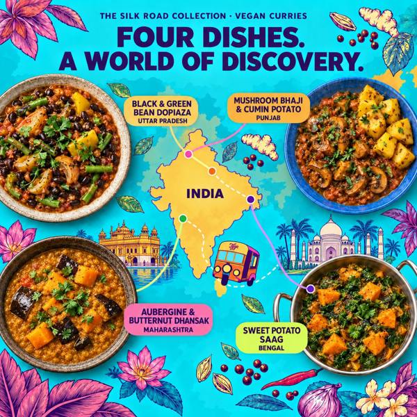 Tyga Foods Vegan Curries Recipe Kit Gift Set