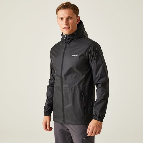 Regatta Men's Pack It III Waterproof Pack Away Jacket - Black