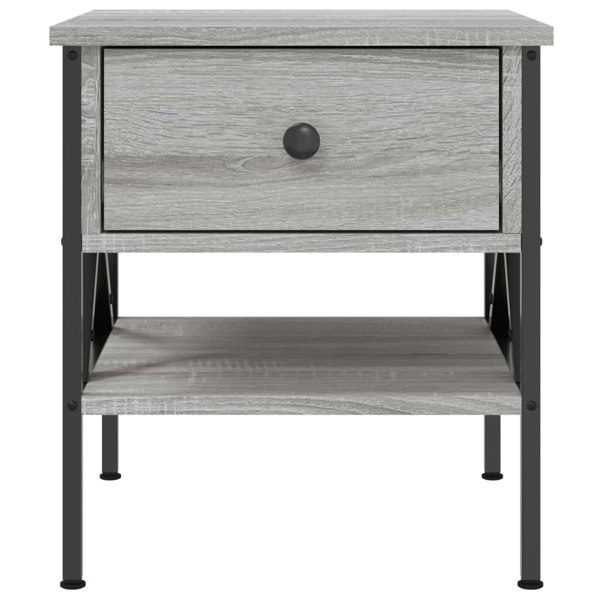 Berkfield Bedside Tables 2 pcs Grey Sonoma 40x42x45 cm Engineered Wood