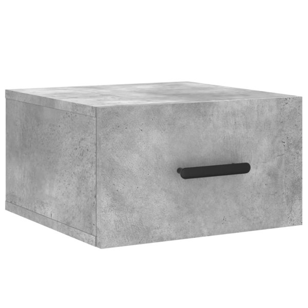 Berkfield Wall-mounted Bedside Cabinet Concrete Grey 35x35x20 cm