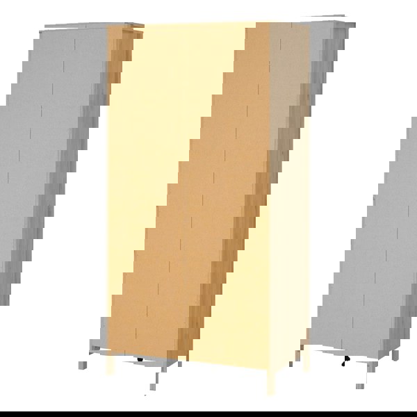 Furniture To Go Madrid Wardrobe with 2 Doors in Jackson Hickory Oak