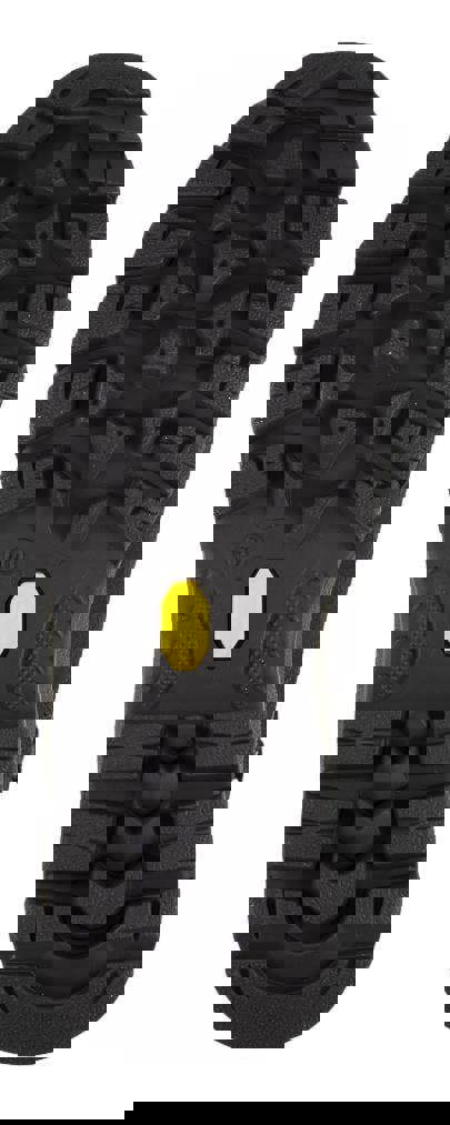 Grisport GriSport Overland Mens Vibram Hunting Shooting Walking Sporting Country Boots, close-up of the rugged black sole with deep treads for outdoor hiking and outdoor activities.