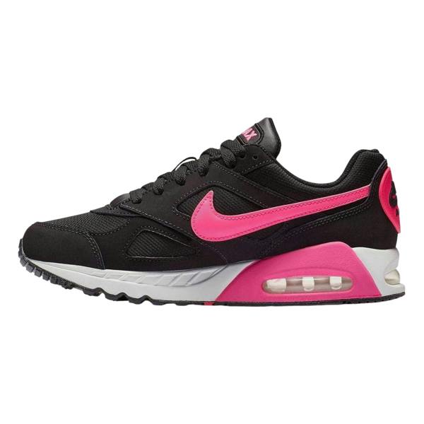 Nike Girls Air Max Ivo Leather Trainers - Black/Pink - 