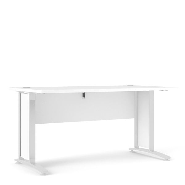 Furniture To Go Prima Desk 150 cm in White with White legs