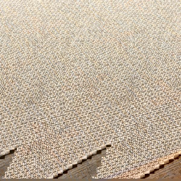 Livabliss Tuareg-Global Tan Ivory Beige Graphic In- & Outdoor Jute-Look Rug