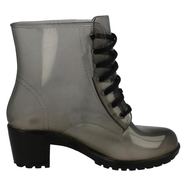 Spot On Ladies Spot On Mid Heel Wellington
